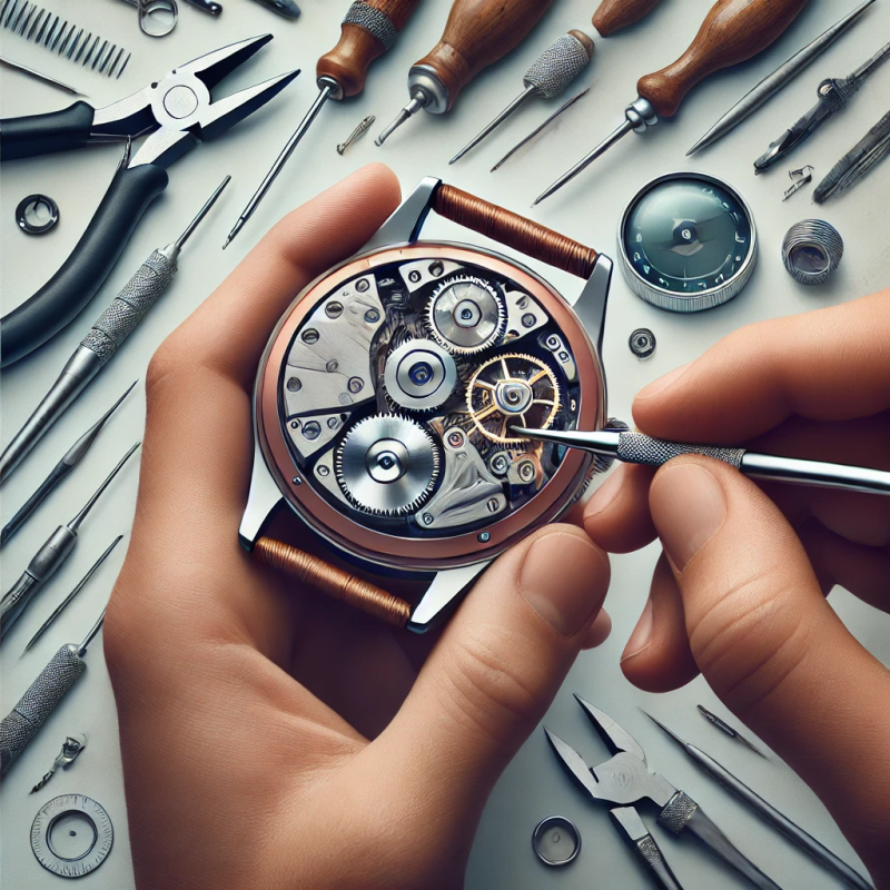 Замена стекла на часах